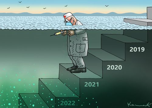 2021 Covid Vaccine Underwater