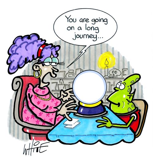 "You are going on a long journey. . ."