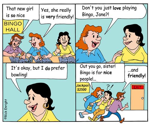 "It's okay, but I do prefer bowling!"