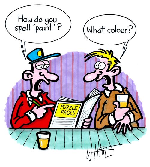"How do you spell 'paint'?"