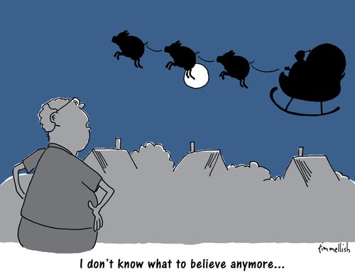 "I don't know what to believe anymore..."