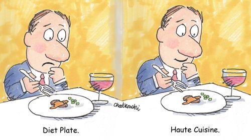 Diet Plate/Haute Cuisine