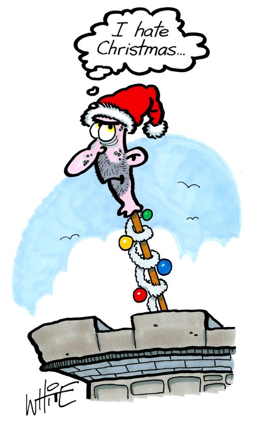 "I hate Christmas."