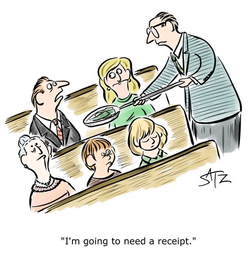 "I'm going to need a receipt."