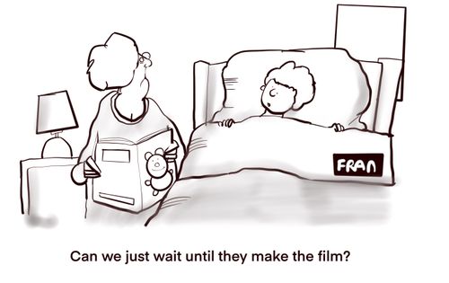"Can we just wait until they make the film?"