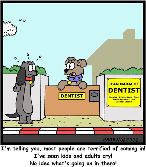  "I'm telling you, most people are terrified of coming in! I've seen kids and adults cry! No idea what's going on in there!"
