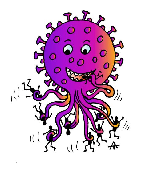 Covid Tentacles
