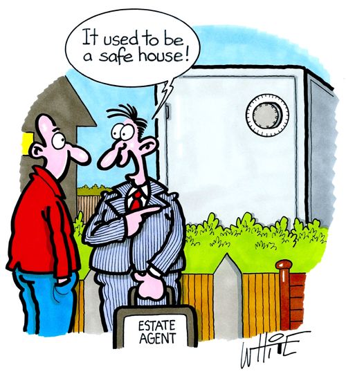 "It used to be a safe house!"