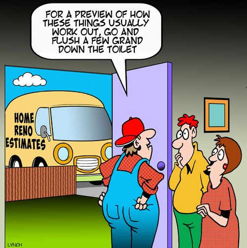 "For a preview of how these things usually work out, go and flush a few grand down the toilet."