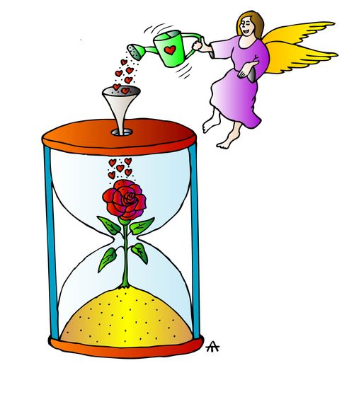 Rose in Hourglass