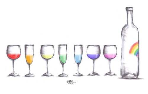 Rainbow Drinks
