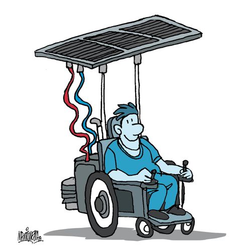 Solar Powered Wheelchair