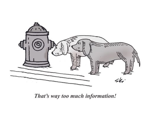 "That's way too much information!"