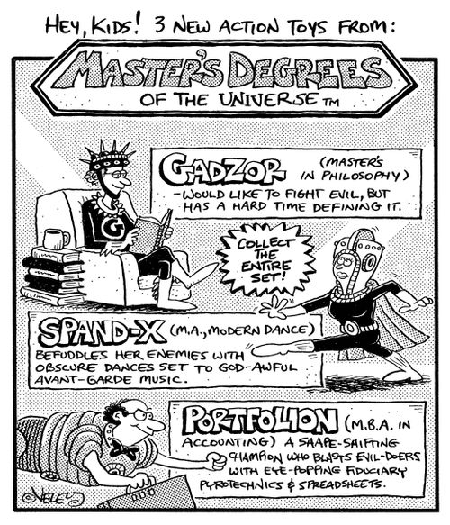 Master's Degrees of the Universe