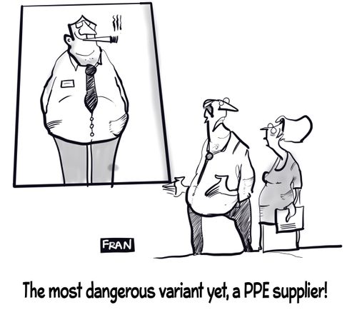 The most dangerous variant yet, a PPE supplier!