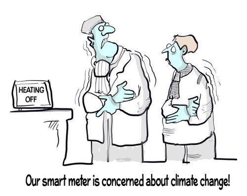 "Our smart meter is concerned about climate change!"