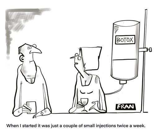 "When I started it was just a couple of small injections twice a week."