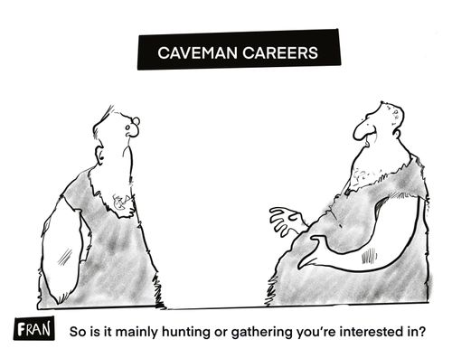 "So is it mainly hunting or gathering you're interested in?"