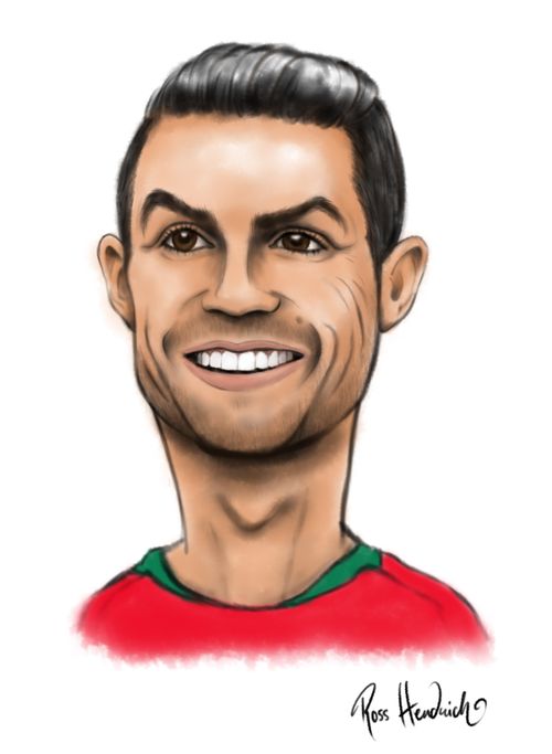 Cristiano Ronaldo Caricature