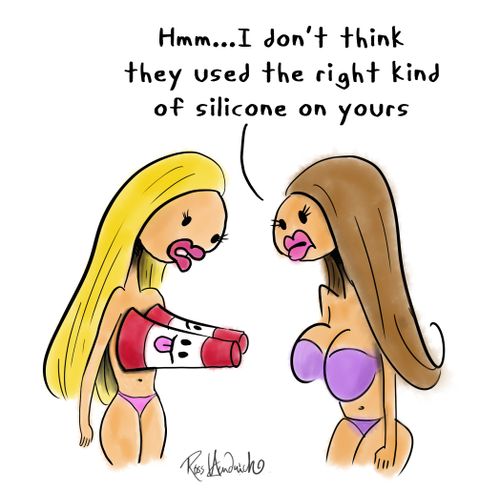 "Hmmm... I don't think they used the right kind of silicone on yours."