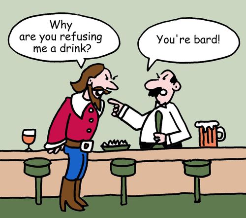 "Why are you refusing me a drink?"