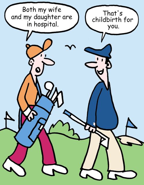 "Both my wife and my daughter are in hospital."