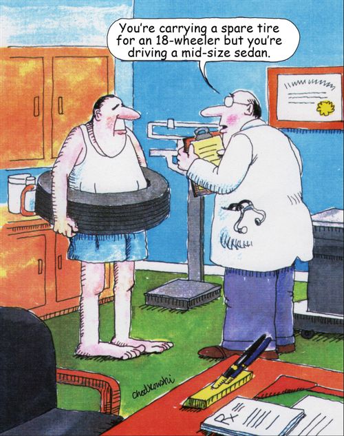 "You're carrying a spare tire for an 18-wheeler but you're driving a mid-size sedan."