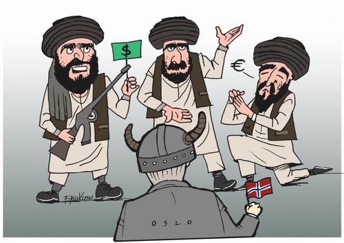 Taliban delegation begin talks with western officials in Oslo.