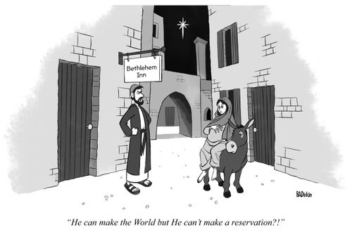 "He can make the World but he can't make a reservation?"