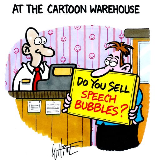 Do you sell speech bubbles?