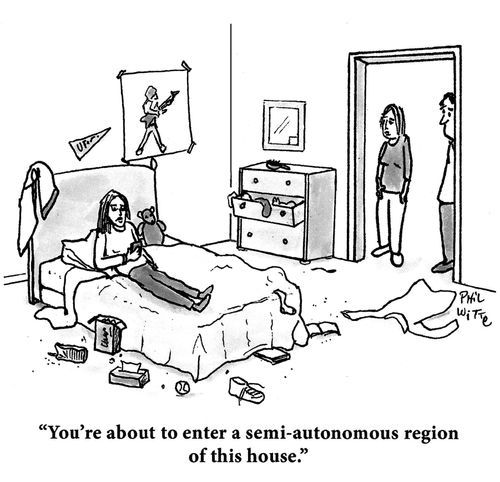 "You're about to enter a semi-autonomous region of this house."