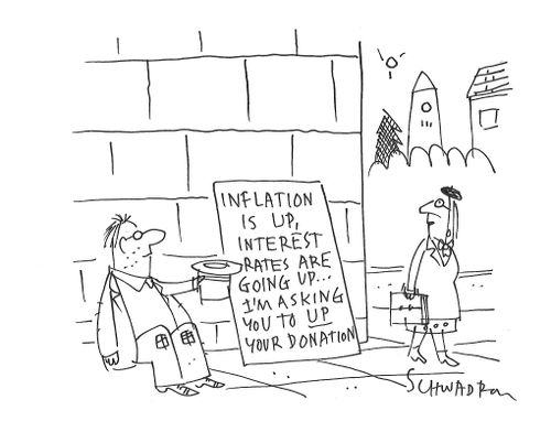 Inflation Is Up, Interest Rates Are Going Up. . . I'm Asking You To UP Your Donation.
