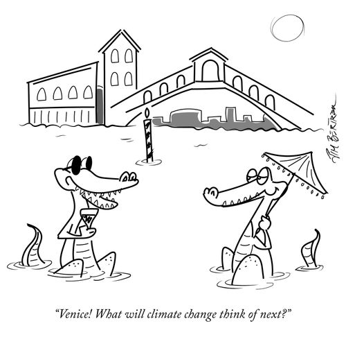 "Venice! What will climate change think of next?"
