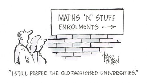 "I still prefer the old fashioned universities."