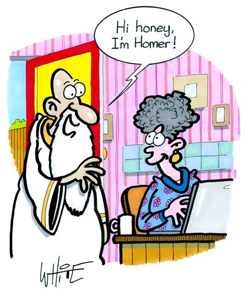 "Hi honey, I'm Homer!"