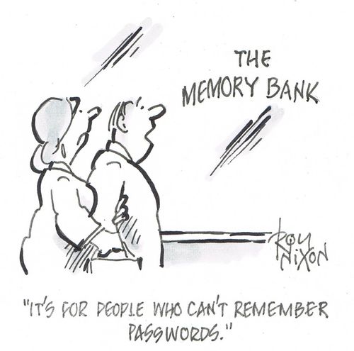 "It's for people who can't remember passwords."