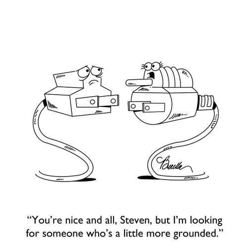  "You're nice and all, Steven, but I'm looking for someone who's a little more grounded."