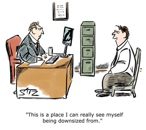 "This is a place I can really see myself being downsized from."