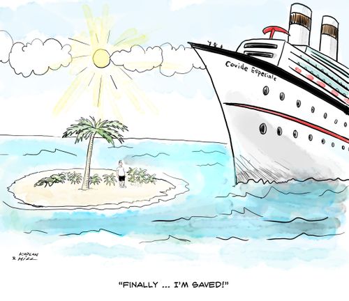 "Finally! I'm saved!"