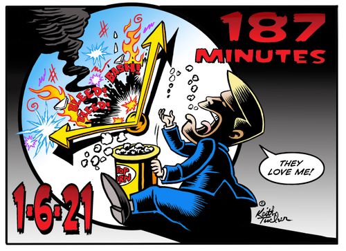 Trump's 187 Minutes of silence