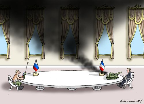 Macron and Putin Talk
