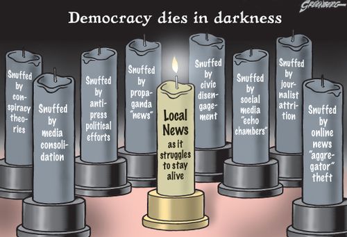 Democracy dies in darkness