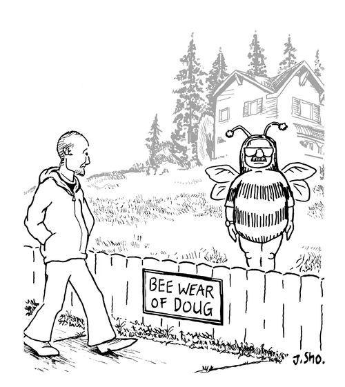 Bee wear of Doug