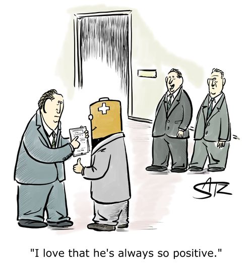"I love that he's always so positive."