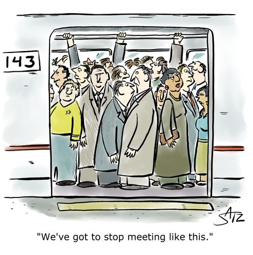 "We've got to stop meeting like this."