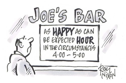 Joe's Bar: As Happy as can be expected hour in the circumstances 4:00-5:00