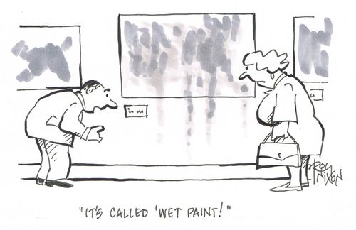 "It's called 'wet paints!'"