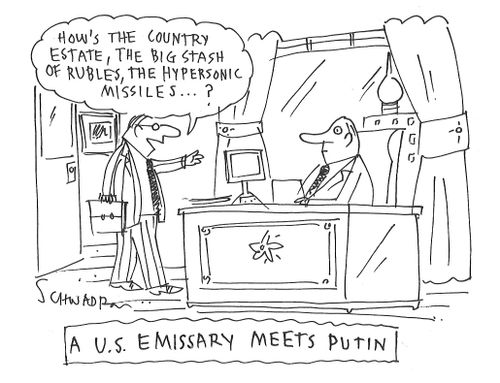 A U.S. emissary meets Putin