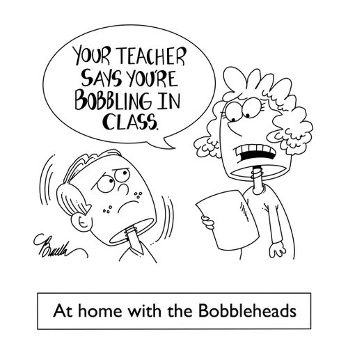 At home with the Bobbleheads