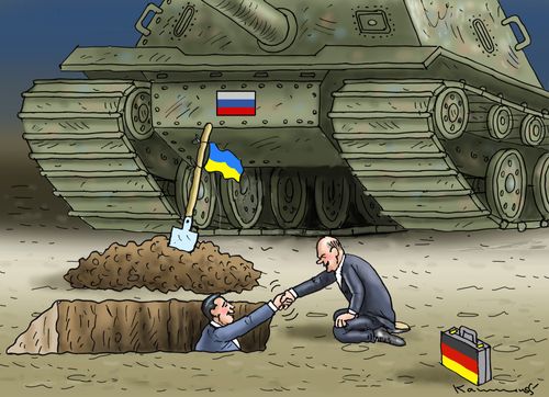 German Aid in the Face of Russian Aggression